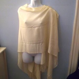 Lightweight shawl scarf wrap in Cream